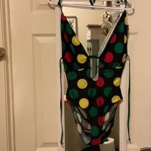 NWOT Island Wear Hi-Cut Low Back Jamaican Sexy XL Bikini